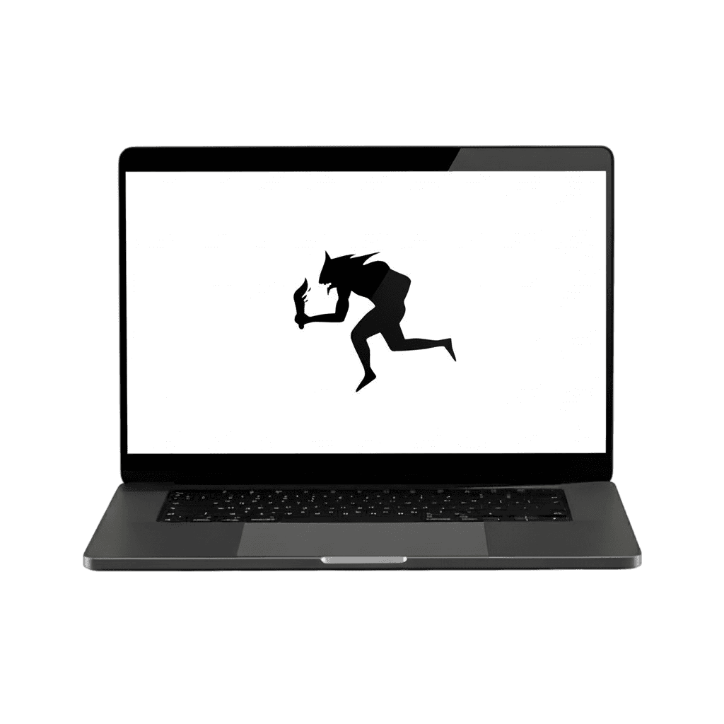 Logo tau dentro de notebook
